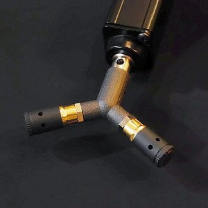 X-R short cardioid capsules mounted 120 degrees on X-Y amplifier