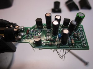X-V stuffed with capacitors