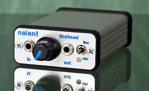 tinyhead portable headphone and microphone amplifier